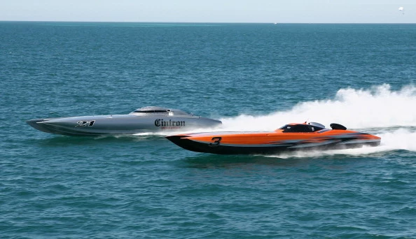 Superboat Unlimited Class Races In Key West Florida