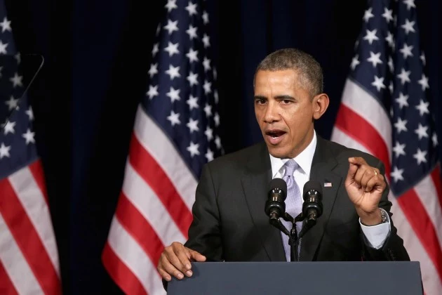 President Obama Addresses The Winter Conference Of The Democratic National Committee barack obama
