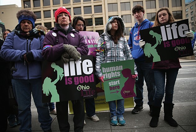 <<enter caption here>> on January 21, 2014 in Washington, DC. anti abortion rally