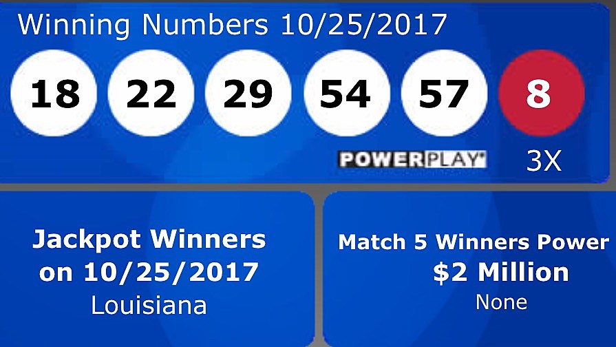 Winning Powerball Ticket Sold in Louisiana